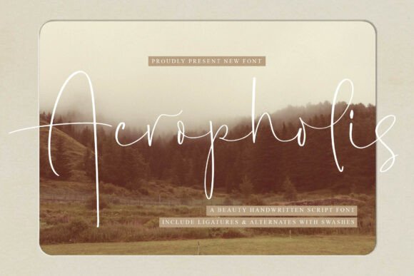 Acropholis: Elevating Brand Identity with Elegant Typography