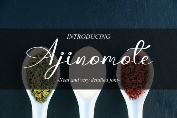 Ajinomote: A Handwritten Font for Authentic Branding