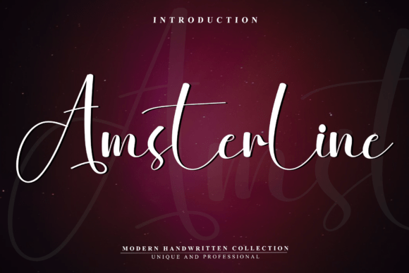 Amsterline: The Playful Handwritten Font for Modern Design