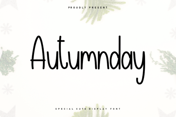 Autumnday: A Handwritten Font for Cozy, Modern Design