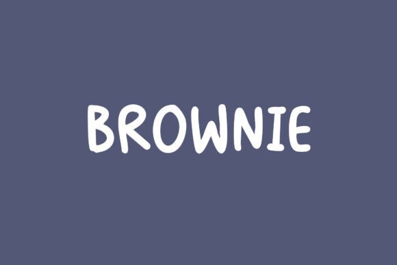 Brownie: A Sweet, Lively Handwritten Font for Creative Designs