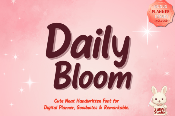 Daily Bloom: Elevate Your Visual Design with Vibrant Typography