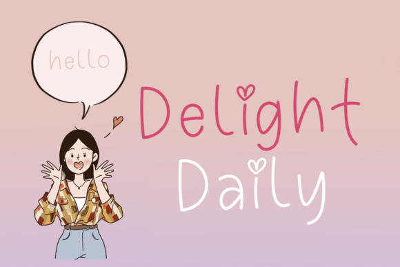 Delight Daily: Elevating Brand Identity with Handwritten Charm