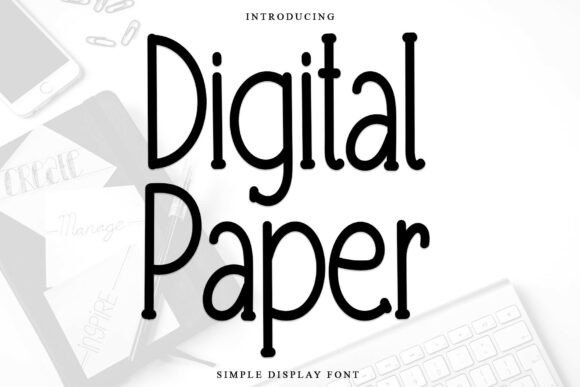 Digital Paper: The Handwritten Font for Timeless Branding