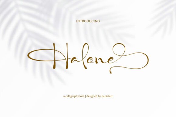 Halone Font: Elevate Your Design Projects with Elegant Handwriting