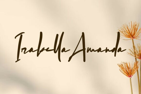 Irabella Amanda: A Signature Font for Modern Design