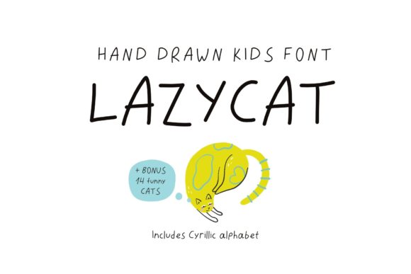 Lazycat: A Handwritten Font for Authentic Design