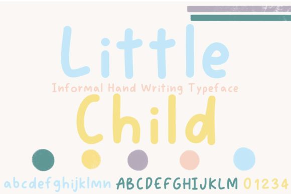 Little Child: Authentic Handwritten Font for Chalkboard Designs
