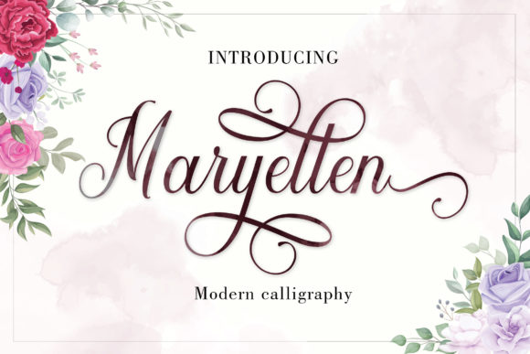 Maryellen: A Handwritten Font for Luxury Branding