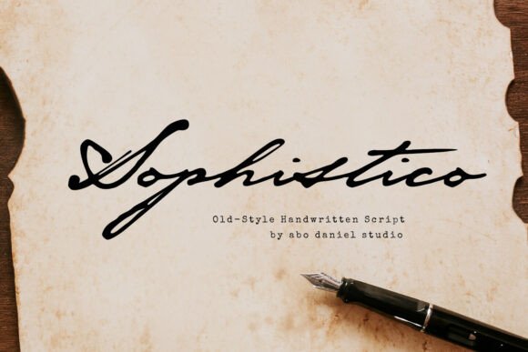 Sophistico: The Vintage Calligraphy Typeface for Timeless Design