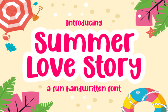 Summer Love Story: A Sweet Handwritten Font for Modern Design
