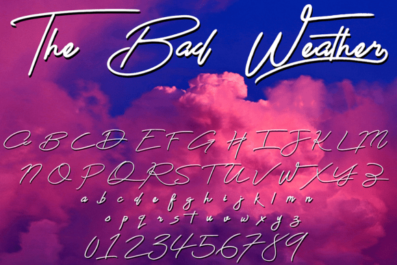 The Bad Weather: Elevating Your Visual Design with Signature Typography