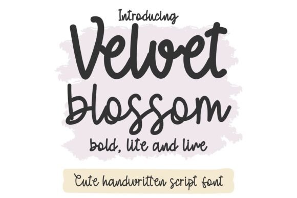Velvet Blossom Font: A Warm Touch for Creative Design
