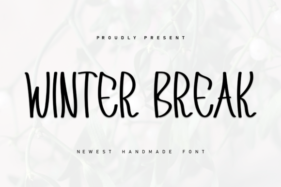 Winter Break Font: A Cozy Handwritten Style for Designers